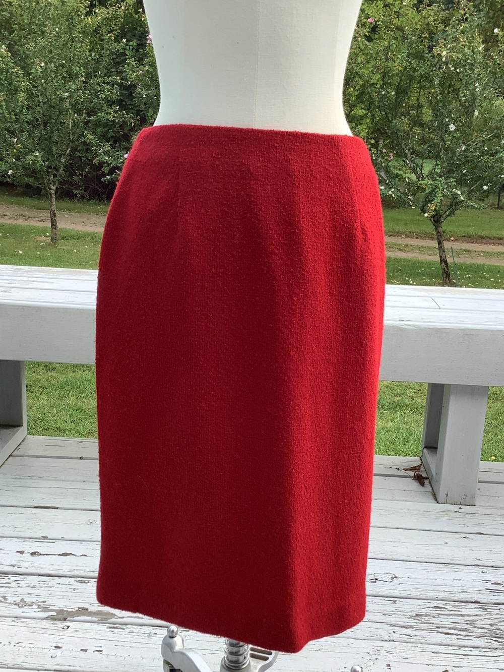 Red Pencil Skirt